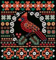 Набор для вышивания "PANNA" арт. panna.SH-7261 "Красный кардинал"