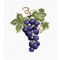 Набор для вышивания LUCA-S арт. B029 Синий виноград 