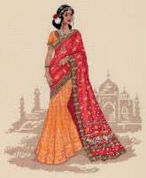 Набор для вышивания ПАННА "Золотая серия" арт. panna.NM-7245 "Женщины мира. Индия"