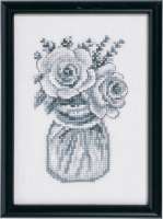 Набор для вышивания PERMIN  арт permin.13-0416 "Розы"