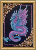 Набор для вышивания JANLYNN арт janlynn.157-0010 "Мифический дракон"