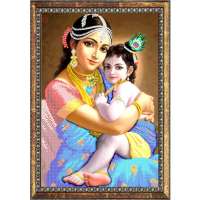 RK LARKES Рисунок на ткани арт.К1029 Мама Яшода и Кришна