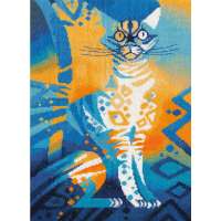 Набор для вышивания крестом Овен арт. oven.1457 "Египетская кошка"