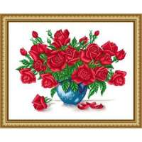 Набор для вышивания крестом Сделано с любовью арт. Sdsl.ЦВ-013 "Розы для любимой"