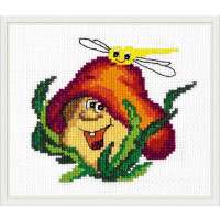 Набор для вышивания крестом Чудесная Игла арт. igla.26-20 "Веселый грибочек"