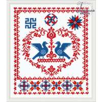 Набор для вышивания крестом Чудесная Игла арт. igla.88-04 "Счастливая семья"