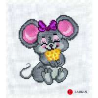 Набор для вышивания крестом RK LARKES арт. larkes.L025 "Мышка"