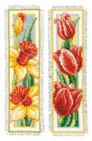 Набор для вышивания закладки VERVACO арт vervaco.PN-0021467 "Цветы"