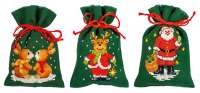 Набор для вышивания мешочков (саше) VERVACO арт vervaco.PN-0152334 "Новый год"