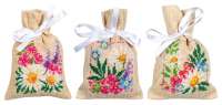 Набор для вышивания мешочков (саше) VERVACO арт vervaco.PN-0196584 "Весенние цветы"