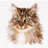 Набор для вышивания крестом Алиса арт. alisa.1-35 "Сибирская кошка"