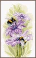 Набор для вышивания "Lanarte" арт. lanarte.PN-0190652 "Танцующие пчёлы"