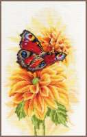 Набор для вышивания "Lanarte" арт. lanarte.PN-0190703 "Порхающая бабочка"