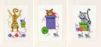 Набор для вышивания "Vervaco" арт. vervaco.PN-0145206 "Игривые кошки"