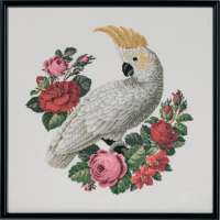 Набор для вышивания PERMIN арт.permin.70-9587 "Белый попугай"