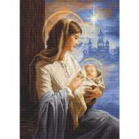 Набор для вышивания крестом LUCA-S арт.lucas.B617 "Дева Мария с Младенцем"
