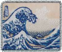 Набор для вышивания "ПАННА" "Живая картина" арт.panna.MET-JK-2268 "Брошь. Большая волна в Канагаве"