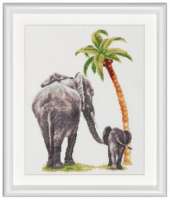 Набор для вышивания DUTCH STITCH BROTHERS арт.DSB005A Сафари слон