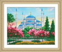 Набор для вышивания бисером ПАУТИНКА арт.pautinka.Б-1506 Голубая Мечеть