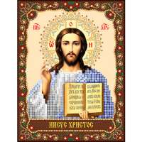 Набор для вышивания бусинами Larkes арт.larkes.Н5127 "Иисус Христос"