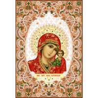 Набор для вышивания бусинами Larkes арт.larkes.Н7018 "Богородица Казанская"