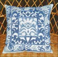 Набор для вышивания подушки Haandarbejdets Fremme арт.20-9913,03 "Голубой орнамент"