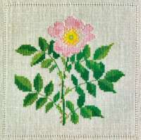 Набор для вышивания Haandarbejdets Fremme арт.30-6724 "Роза"