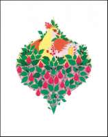 Набор для вышивания Haandarbejdets Fremme арт.30-6586 "Птица в цветах"