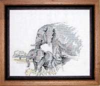 Набор для вышивания OEHLENSCHLAGER арт.50530 "Слоны"