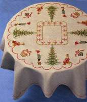 Набор для вышивания OEHLENSCHLAGER арт.43370 "Рождественская скатерть"