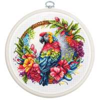 Набор для вышивания LUCA-S арт.lucas.BC201 "Тропический попугай"