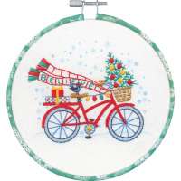 Набор для вышивания DIMENSIONS арт.72-09003 Праздничный велосипед