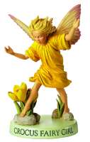 Фигурка декоративная Fiebiger Floristik 217313 Цветочная фея Крокус
