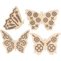Заготовки для вышивки М.П. Студия арт.mpstudia.ОР-293 "Бабочки"