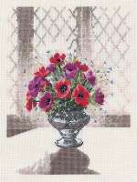 Набор для вышивания Heritage арт.heritage.WFBV653E "Цветы в латунной вазе"