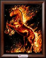 "Алмазная живопись" арт.АЖ.1850 "Огненный конь"