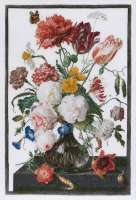 Набор для вышивания THEA GOUVERNEUR арт.785 Цветы в стеклянной вазе
