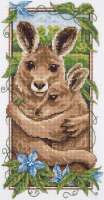 Набор для вышивания ПАННА арт.Ж-1971 Рыжие кенгуру