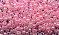 Бисер чешский PRECIOSA круглый 10/0 37173 розовый непрозрачный жемчужный 50 грамм