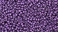 Бисер чешский PRECIOSA круглый 10/0 18528М матовый фиолетовый металлик 50 грамм