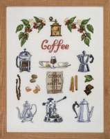 Набор для вышивания PERMIN арт.70-1481 "Время для кофе"