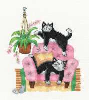 Набор для вышивания Heritage арт.CZPC1690A "Игривые котята"