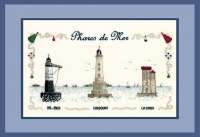 Набор для вышивания Le Bonheur des dames арт.1133 "PHARES DE MER" Морские маяки