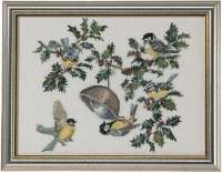 Набор для вышивания EVA ROSENSTAND арт.12-451 Птицы и остролист