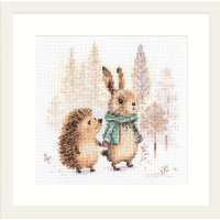 Набор для вышивания Алиса арт.0-244 "Сказки леса. Заяц и ежонок"