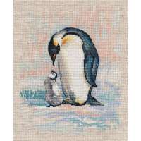 Набор для вышивания крестом Овен арт.1606 "Пингвины"