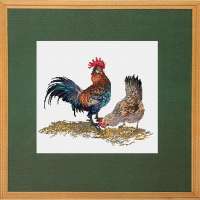 Набор для вышивания Thea Gouverneur арт.591 Петух и курица