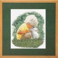 Набор для вышивания Thea Gouverneur арт.590 Мальчик с кроликом.