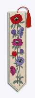 Набор для вышивания Le Bonheur des dames арт.4728 Bookmark anemones анемоны