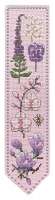Набор для вышивания Le Bonheur des dames арт.4596 Закладка bookmaek pink flowers Розовые цветы